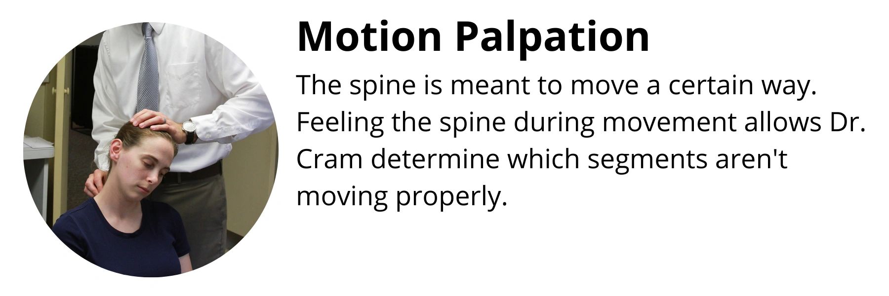 Dr Cram DeWitt Chiropractor relieves headaches, migraines, sciatica, low back pain and neck pain