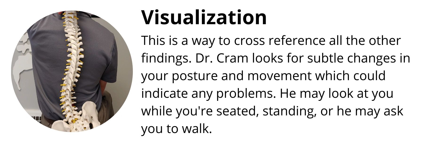 DeWitt Chiropractor Dr Cram aids headaches, migraines, back pain, neck pain, numbness and sciatica