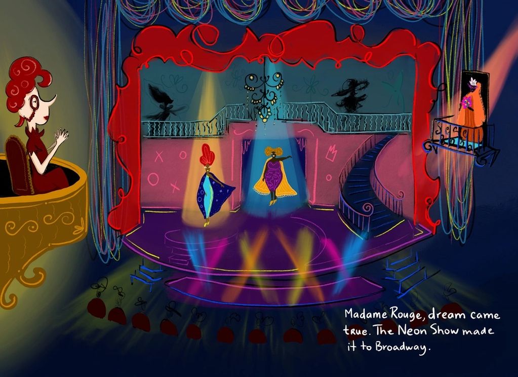 Madame Rouget at the Theatre