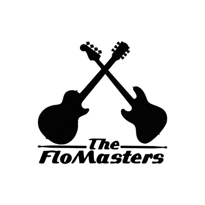 Logo with two crossed guitars and 'The FloMasters' text.