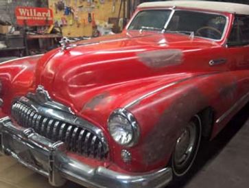 1947 Buick Roadmaster Convertible - Red