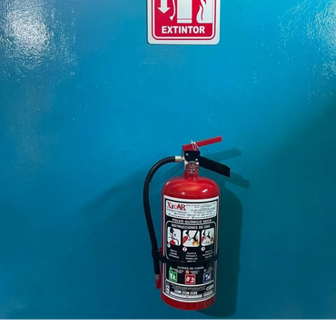 Extintor y señalamiento de extintor pqs Xigar