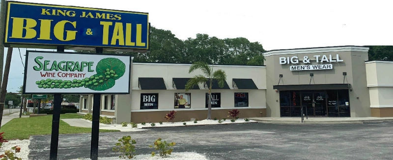 Big and Tall Clothing Shop in Sarasota, FL