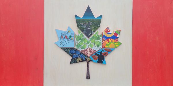 Waterdown Farmers Market flag project for 2025.