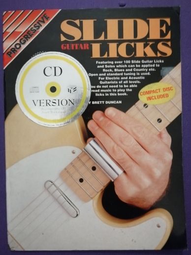 Slide Guitar lessons book with CD