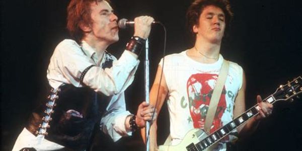 Steve Jones and John Lydon of the Sex Pistols