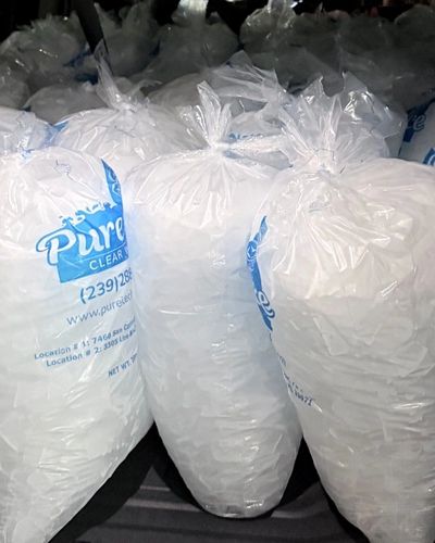 Emergency Ice Delivery Fort Myers | Bagged & Bulk Ice Delivery | Pure Ice Clear Water