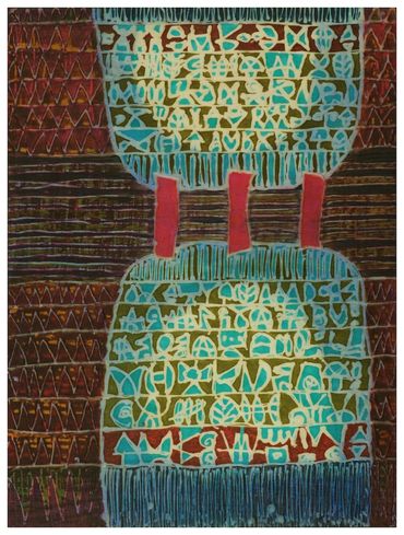 24x18 x2.5encaustic on panel
Connections to our past and future.