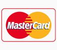 MasterCard logo with overlapping red and yellow circles.
