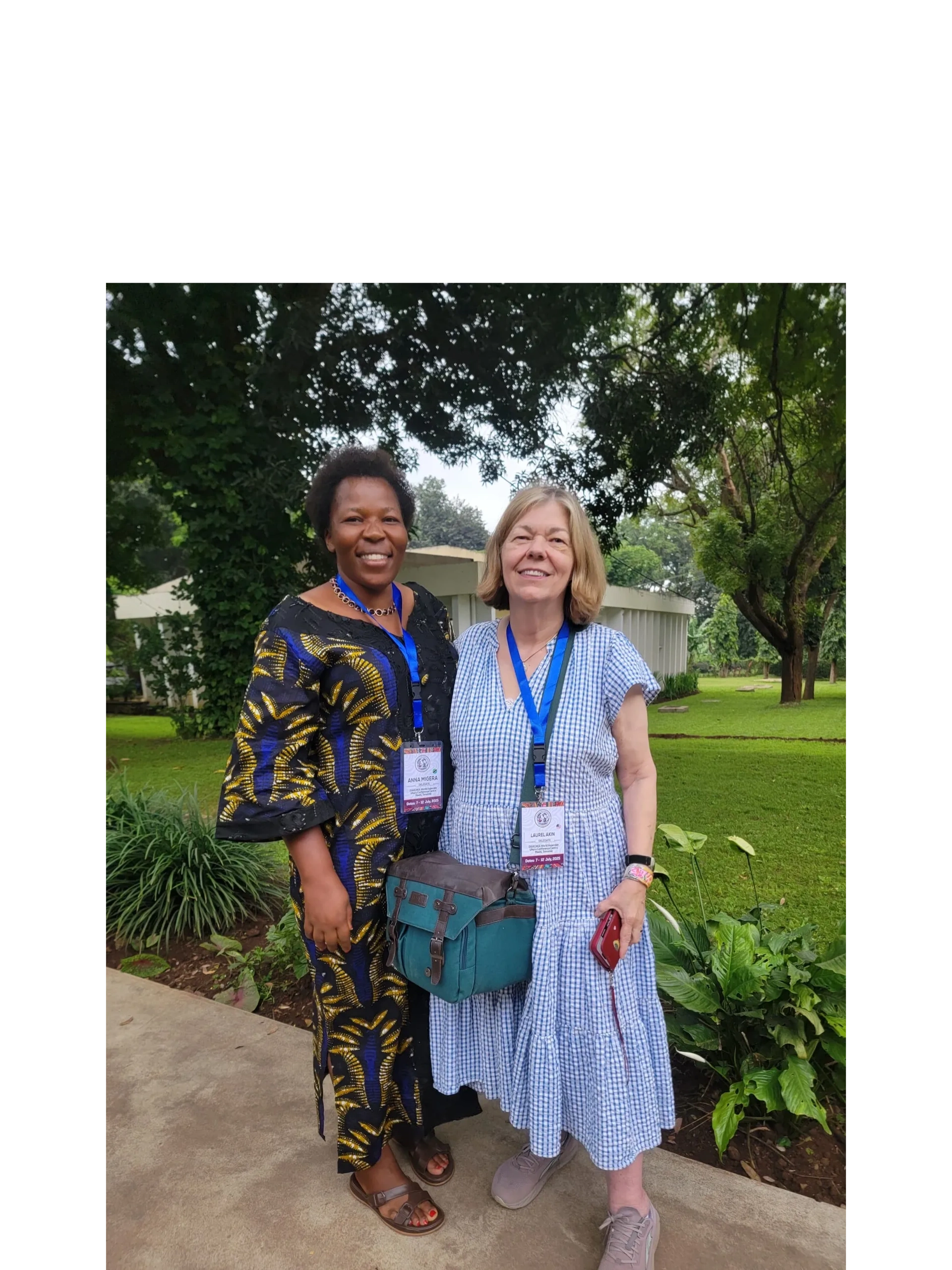 Diakonia World Federation Assembly with Clara Esterand Jo Sheetz,  a retired deaconess in the North