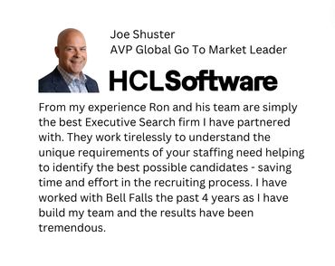 Testimonial Data People Search, Joe Shuster AVP Global Go To Market Leader HCL Software