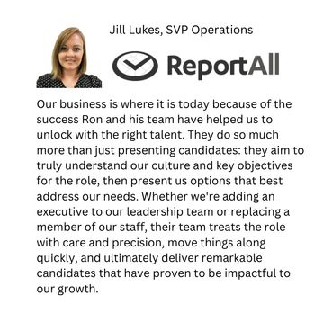 Testimonial Data People Search, Jill Lukes SVP Operations ReportAll USA