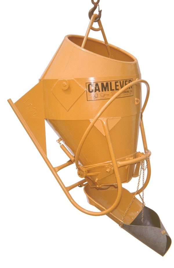 CAMLEVER ROUND LAYDOWN CONCRETE DUMP BUCKET