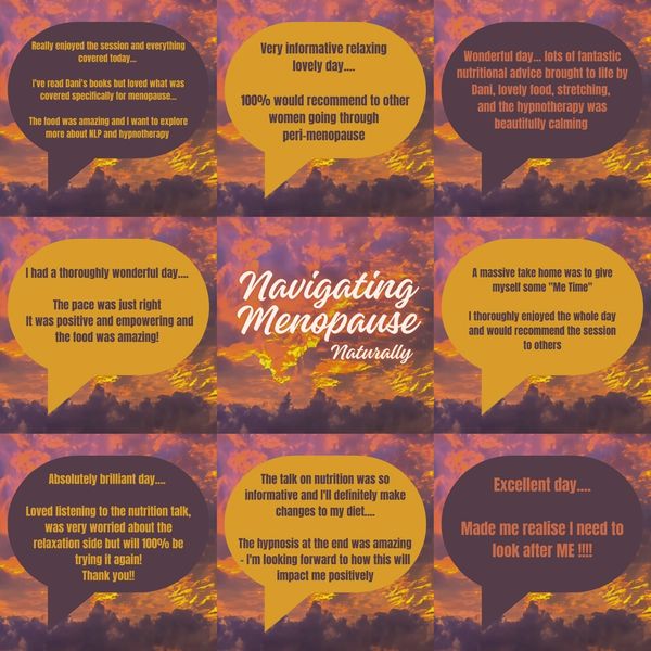 Menopause workshop feedback