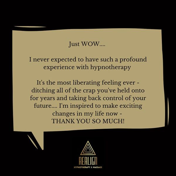 Realign Hypnotherapy review testimonials client feedback 5 star review