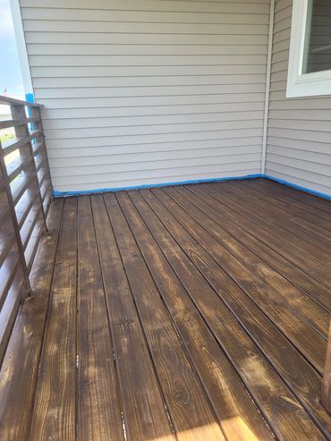 New Deck and Railing