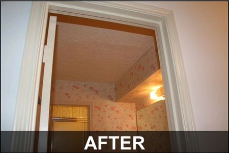 A beautifully painted walls and ceiling