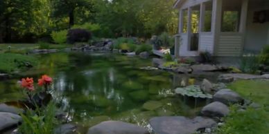 Back yard getaway with building, patio and fire pit. WOW
Start the video at 7:30 for details on a sm