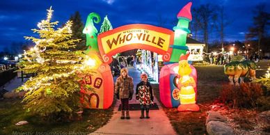 Whoville in Crosslake Town Square is the perfect family event every winter in Crosslake