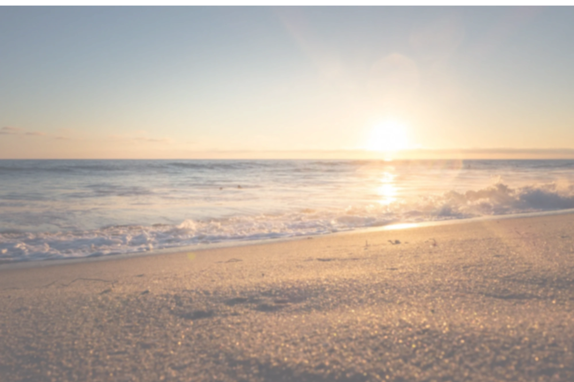 Peaceful ocean scene