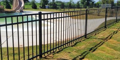 Metal fence installed in Sheboygan.