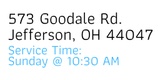 573 Goodale Road         JEFFERSON, OH      