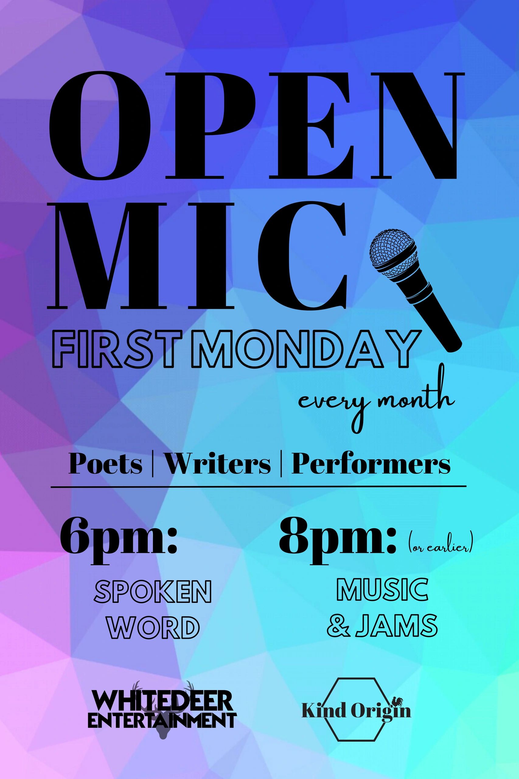 First Monday Open Mic