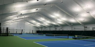 Copper Tennis, Tennis Complex, LED Lights, LED, lighting, Electrical service, Service, Electrical, C
