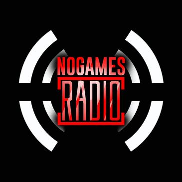 Logo with text 'NOGAMES RADIO' in red on a black background.