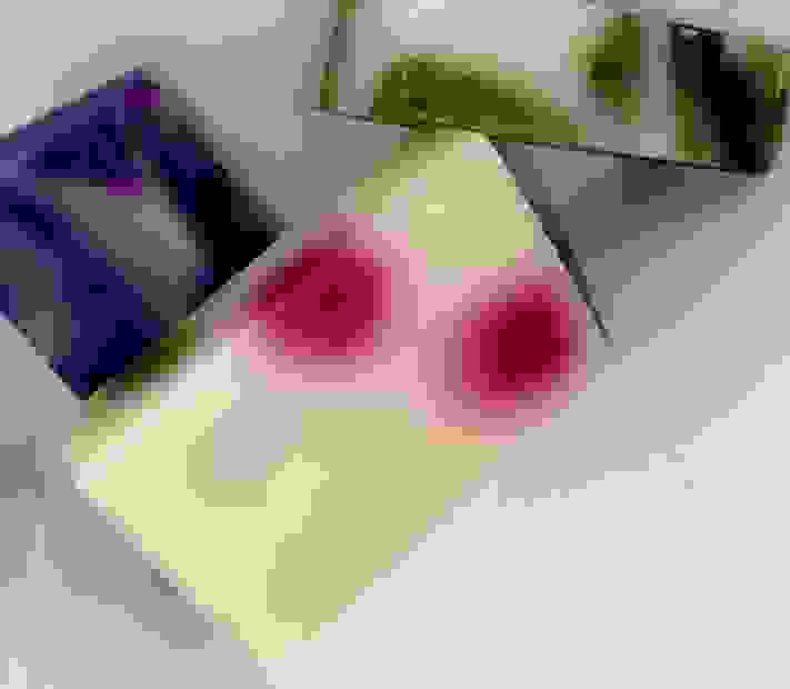 Three of our All Natural Handmade Soaps
Lavender (purple white)
Berry Sage (white with mix berry c