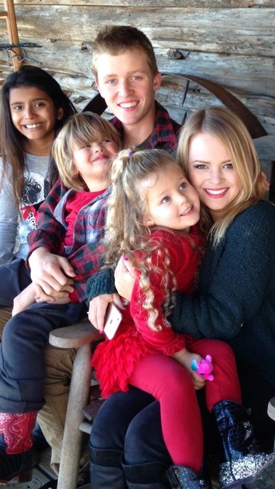 Some of our kids - Haley and Lily, Jack and Trippy, and Daniella.