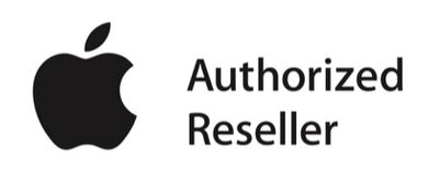 logo of Apple computer authorized reseller