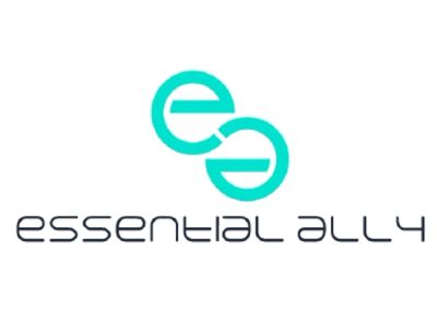 Logo of Essential Ally with stylized letters EA.