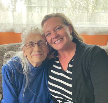 More love and attention for Grandma helps ease the jitters!
