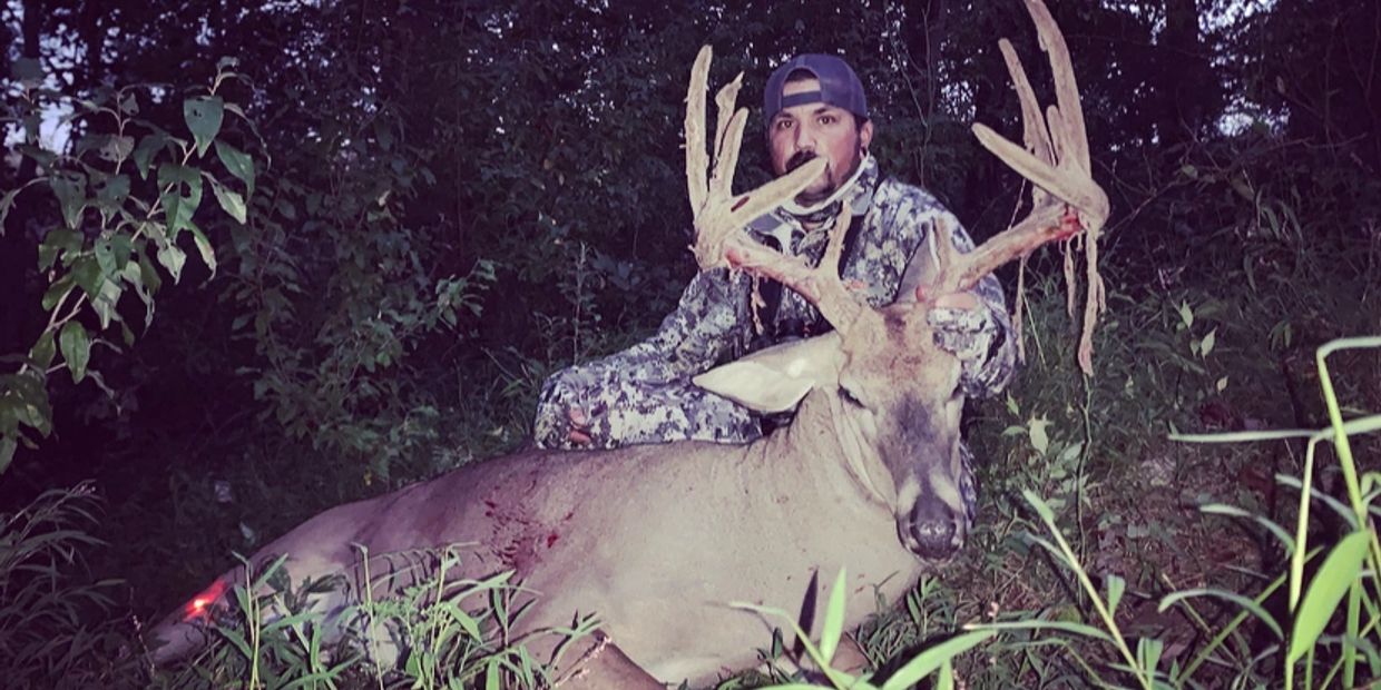 Maryland whitetail deer buck hunting bow archery hunters Lethal Sitka grim reaper mathews hunt