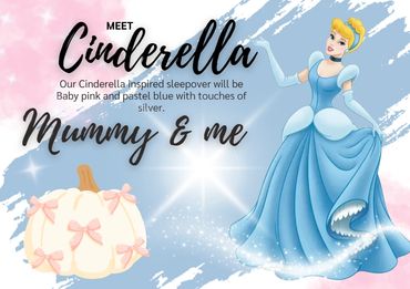 A Cinderella inspired sleepover party designed by Tantrums and Tiaras.