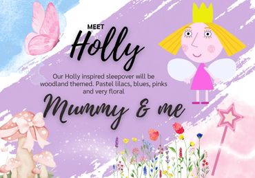 A Ben and Holly inspired sleepover party designed by Tantrums and Tiaras.
