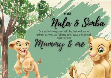 A Lion King inspired sleepover party designed by Tantrums and Tiaras.
