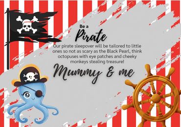 A pirate themed sleepover party designed by Tantrums and Tiaras.