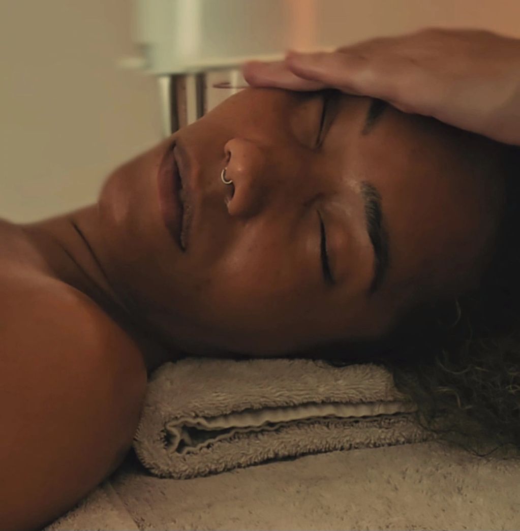 Massage focused relaxing facial.