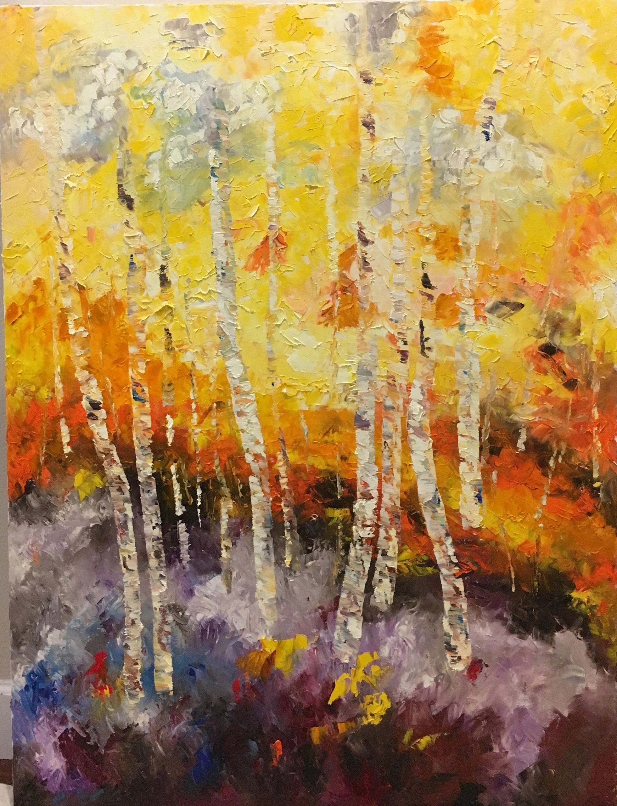Serenity 
Oil on canvas
Palette knife
36" X 48"