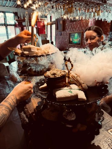 The corner cauldron drinks afternoon tea