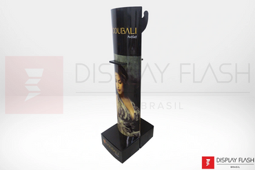 Display de chão Expositor com Prateleira Automático de Papelão para PDV - Flash Expo