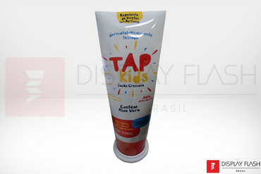 Display Flash Totem Elíptico Shape Automático de Papelão para PDV - Gigantografia