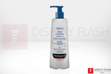 Display Flash Totem Elíptico Shape Automático de Papelão para PDV - Gigantografia