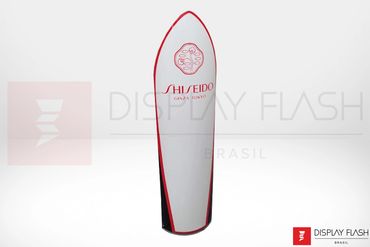Display Flash Totem Elíptico Automático de Papelão para PDV