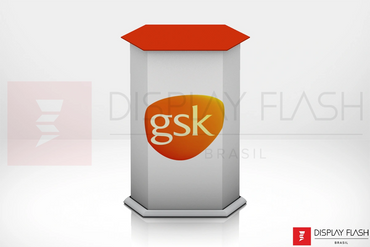 Display de chão Expositor Automático de Papelão para PDV - Flash Table GSK