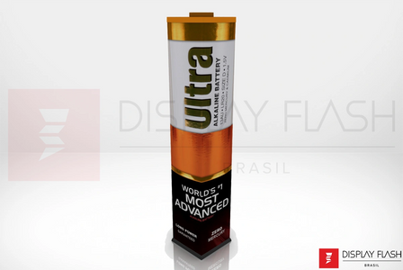 FLASH ROUND&SQUARE - Display Especial Auto Montável de papelão para PDV