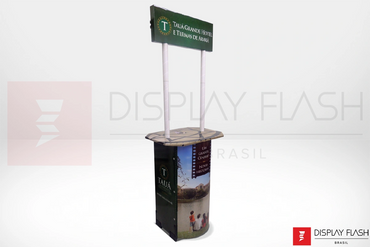 Display de chão Expositor Automático de Papelão para PDV - Flash Table Tauá