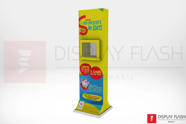 Display de chão Expositor Automático de Papelão para PDV - Flash FGS Retangular Sadia